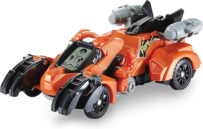 VTech Switch & Go Dinos Flare the T-Rex, Interactive Preschool Dinosaur that Switches Into a Car, 2-In-1 Educational Toy for Children 3, 4, 5, 6+ Year Olds