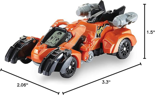VTech Switch & Go Dinos Flare the T-Rex, Interactive Preschool Dinosaur that Switches Into a Car, 2-In-1 Educational Toy for Children 3, 4, 5, 6+ Year Olds