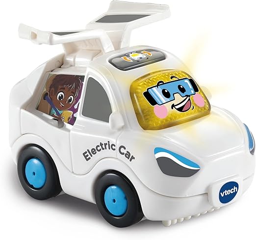 VTech Toot-Toot Drivers Electric Car, Interactive Toddlers Toys for Pretend Play with Lights and Sounds, Suitable for Boys & Girls Ages 1, 2, 3, 4+ Years, English Version