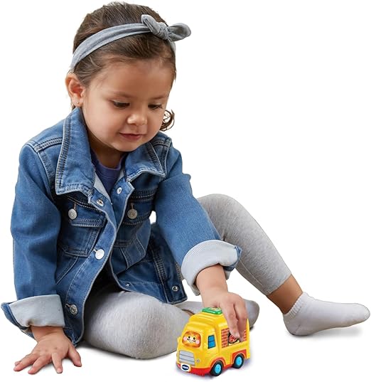 VTech Toot-Toot Drivers Pizza Truck, Interactive Toddlers Toys for Pretend Play with Lights and Sounds, Suitable for Boys & Girls Ages 1, 2, 3, 4+ Years, English Version