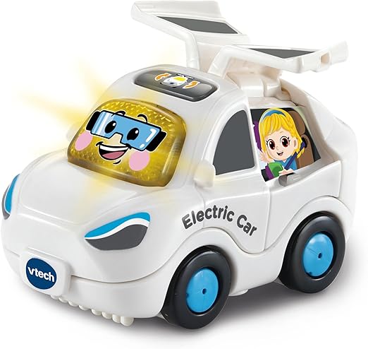 VTech Toot-Toot Drivers Electric Car, Interactive Toddlers Toys for Pretend Play with Lights and Sounds, Suitable for Boys & Girls Ages 1, 2, 3, 4+ Years, English Version