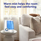 Vicks Warm Mist Humidifier Filter‑Free 1 Gal Tank, Auto Shut‑Off, Night Light, VapoPad and VapoSteam Compatible