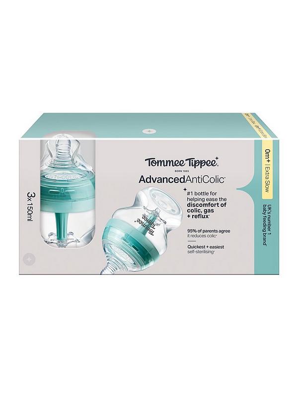 Tommee Tippee Advanced Anti-Colic Baby Bottle Breast-Like Teat 0m+ 150ml. - Adenzo Comfies