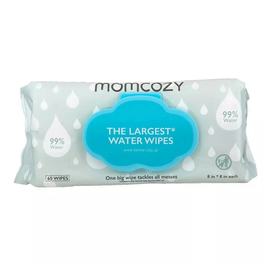 Momcozy Extra Large Baby Wipes, 99% Water Based, Unscented, Hypoallergenic Wipes for Sensitive Skin, Cleansing, Moisturizing - Adenzo Comfies