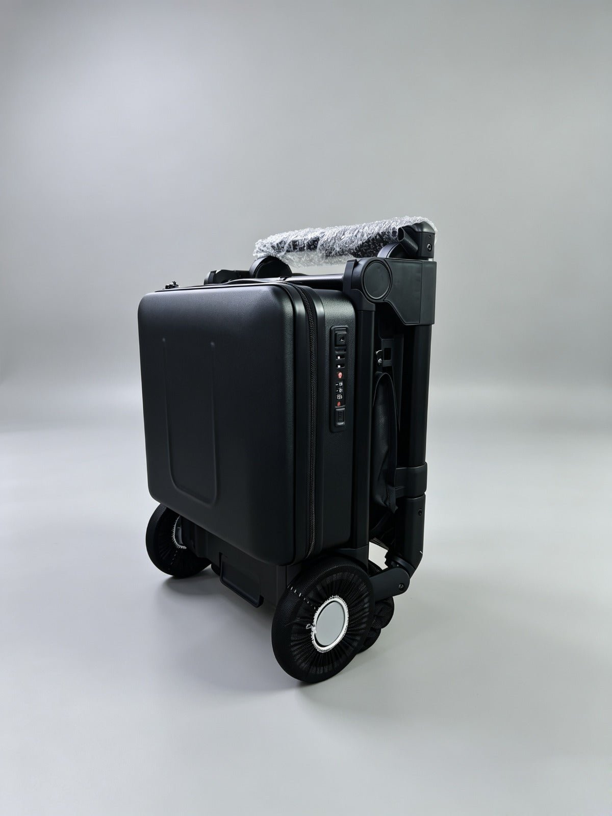 Kid's Ride-On Suitcase T5 Foldable Travel Luggage with Aircraft-Grade Aluminum Frame, PU Wheels &amp; 19L Storage Capacity - Adenzo Comfies