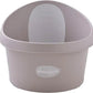 Shnuggle Toddler Bath Tub | Larger Bath for Bigger Kids at Bathtime | Includes Warm and Soft Foam backrest | Grippy Anti - Slip Surface | Includes Easy Drain Bath Plug | White with Light Grey Backrest - Adenzo Comfies