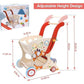 Wooden Multifunctional Shopping Cart – Pretend Play, Shape Sorting and Toy Storage for Toddlers and Preschoolers - Adenzo Comfies
