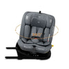 Neobreez I - VILO 360° Rotatable ISOFIX All - in - 1 Convertible Baby Toddler Kids Child Car Seat,I - Size ECER129,0 - 12Yrs (40 - 150Cm/0 - 36Kg),Group 0+/1/2/3 - Adenzo Comfies