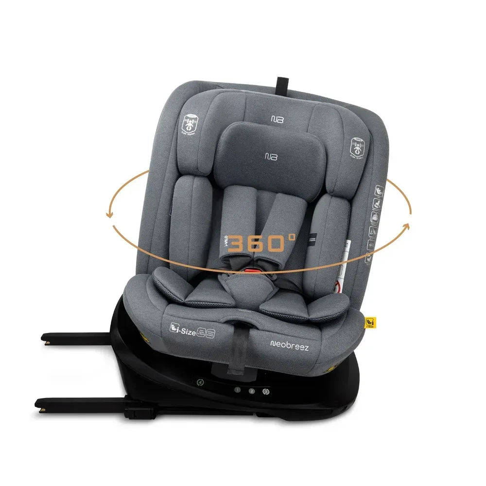 Neobreez I - VILO 360° Rotatable ISOFIX All - in - 1 Convertible Baby Toddler Kids Child Car Seat,I - Size ECER129,0 - 12Yrs (40 - 150Cm/0 - 36Kg),Group 0+/1/2/3 - Adenzo Comfies
