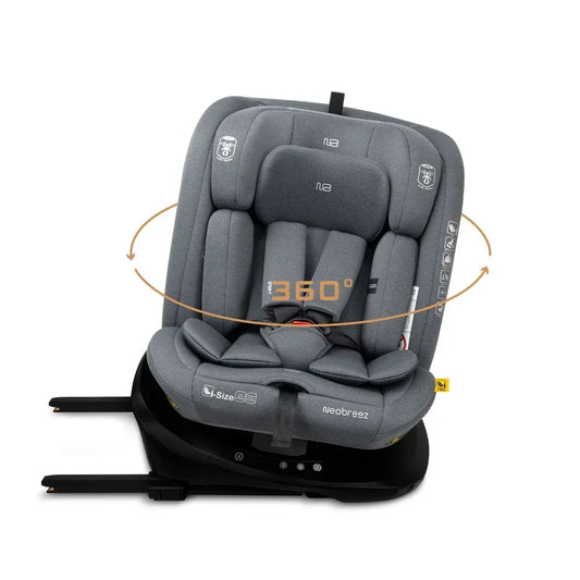 Neobreez I - VILO 360° Rotatable ISOFIX All - in - 1 Convertible Baby Toddler Kids Child Car Seat,I - Size ECER129,0 - 12Yrs (40 - 150Cm/0 - 36Kg),Group 0+/1/2/3 - Adenzo Comfies