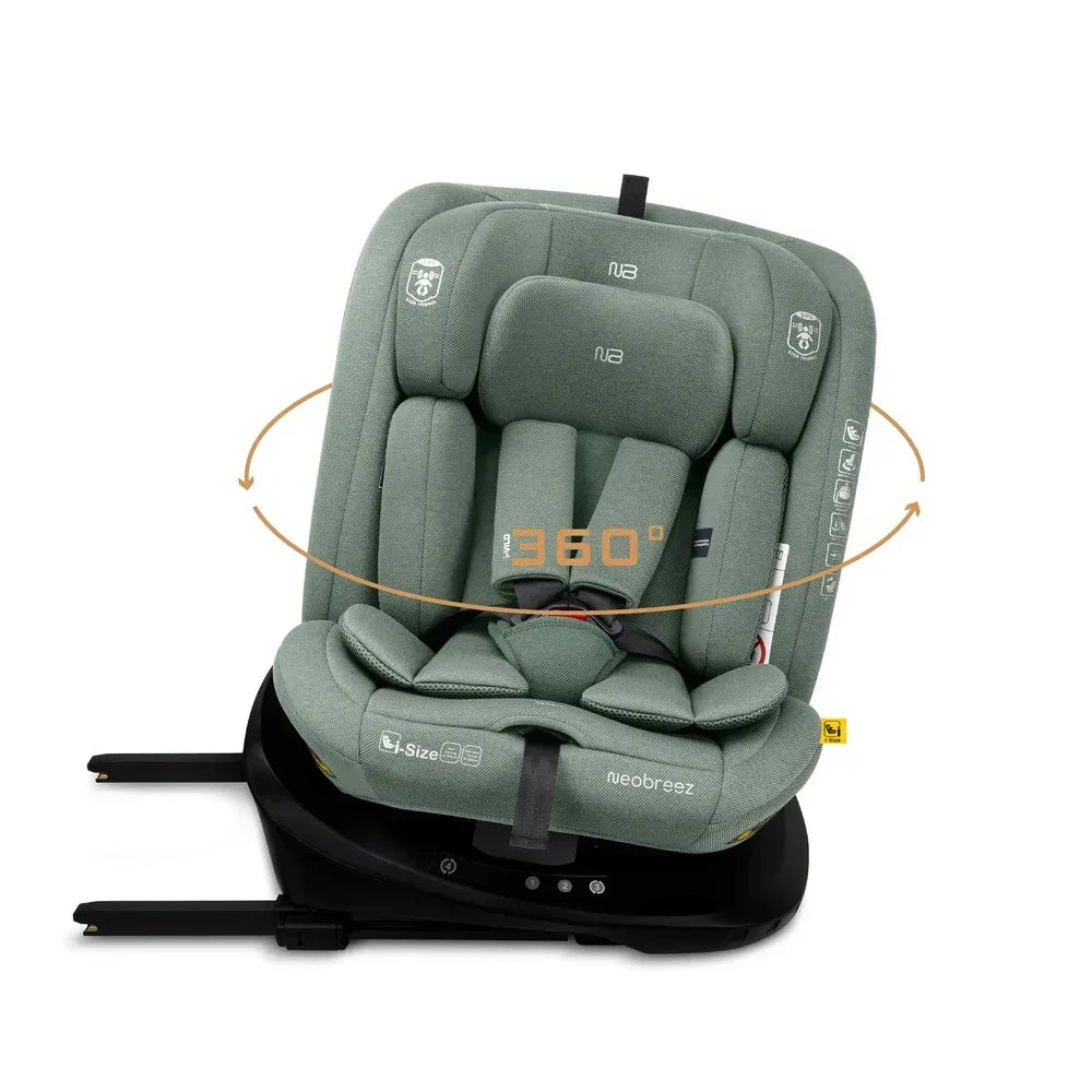 Neobreez I - VILO 360° Rotatable ISOFIX All - in - 1 Convertible Baby Toddler Kids Child Car Seat,I - Size ECER129,0 - 12Yrs (40 - 150Cm/0 - 36Kg),Group 0+/1/2/3 - Adenzo Comfies