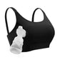 Momcozy Hands Free Nursing Bra, Adjustable, Pumping and Breastfeeding Bra, Soft Elastic Fabric - Adenzo Comfies