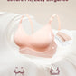 Momcozy Seamless Nursing Bra – Ultra-Soft Wireless Maternity & Breastfeeding Bralette with Pads, Easy-Access Clasp, Pump-Friendly & Comfortable