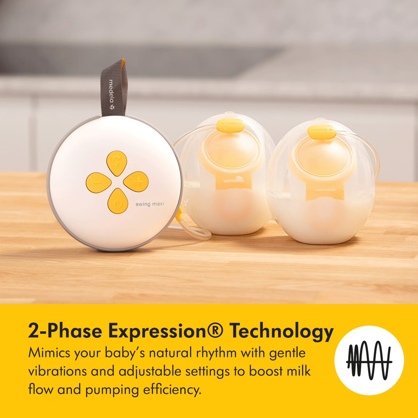 Medela Swing Maxi Hands-Free Pump - Ultimate Double Electric Solution with USB Charger