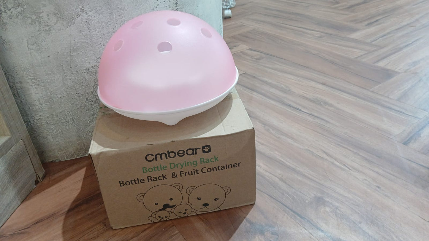 CMBEAR Portable Baby Bottle Drying Rack & Storage Box