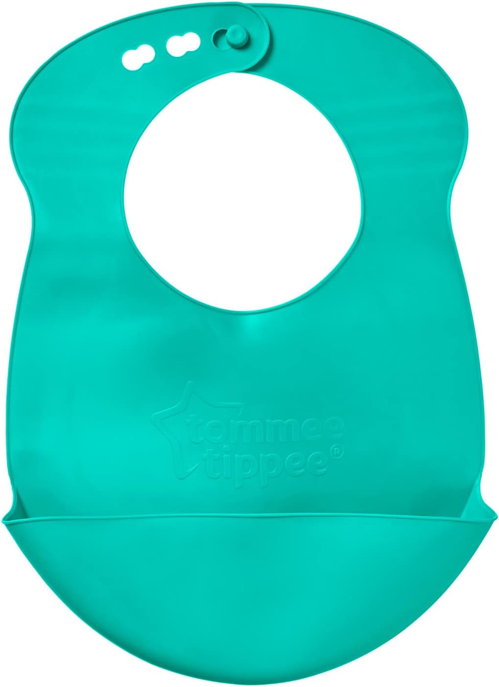 Tommee Tippee Explora Roll & Go Bib – Soft, Easy‑Clean, Travel‑Friendly Baby Feeding Bib, BPA‑Free