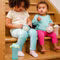 Melii Abacus Straw Sippy Cup, Green & Pink, 340 ml, 12+ Months, 2-Piece Set, Spill-Resistant Training Cups, Fun Bead Design, BPA-Free & Dishwasher Safe