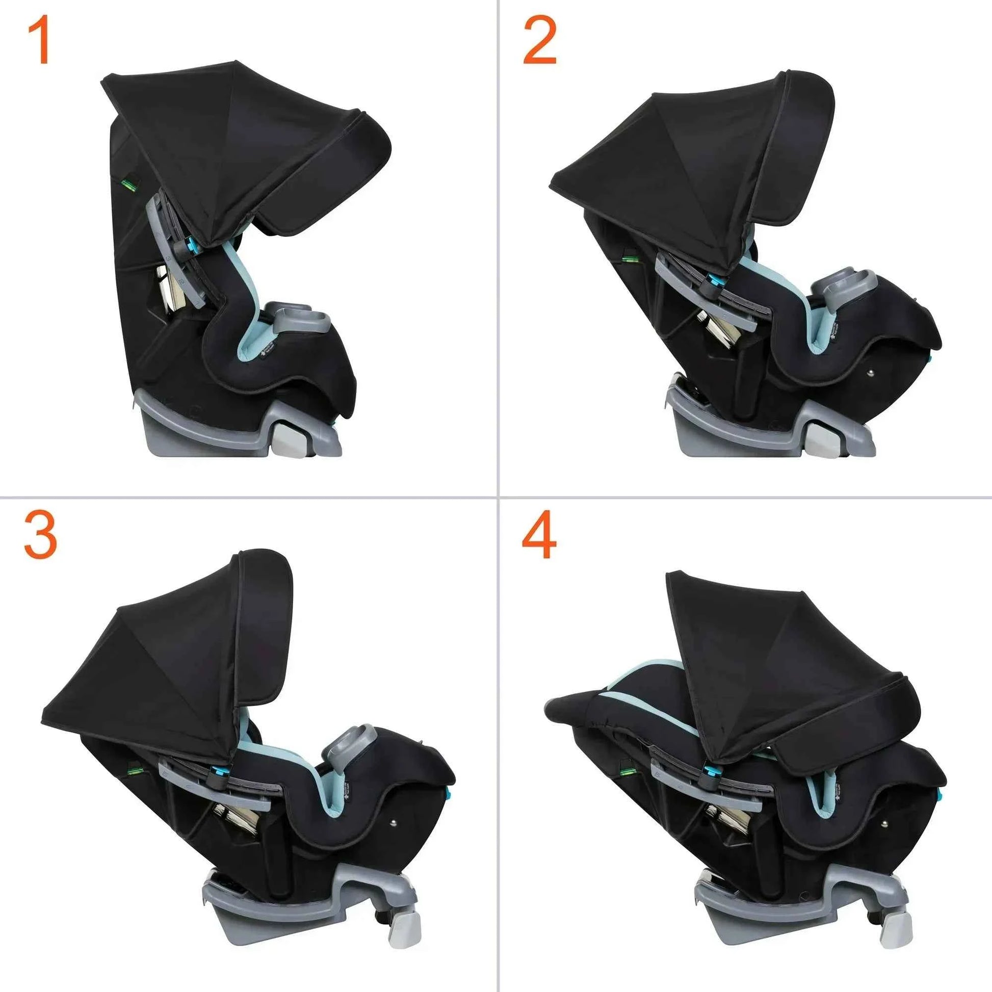 baby trend 4-in-1 car seat installation Baby Trend Cover Me 4‑in‑1 Convertible Car Seat – Adenzo Comfies