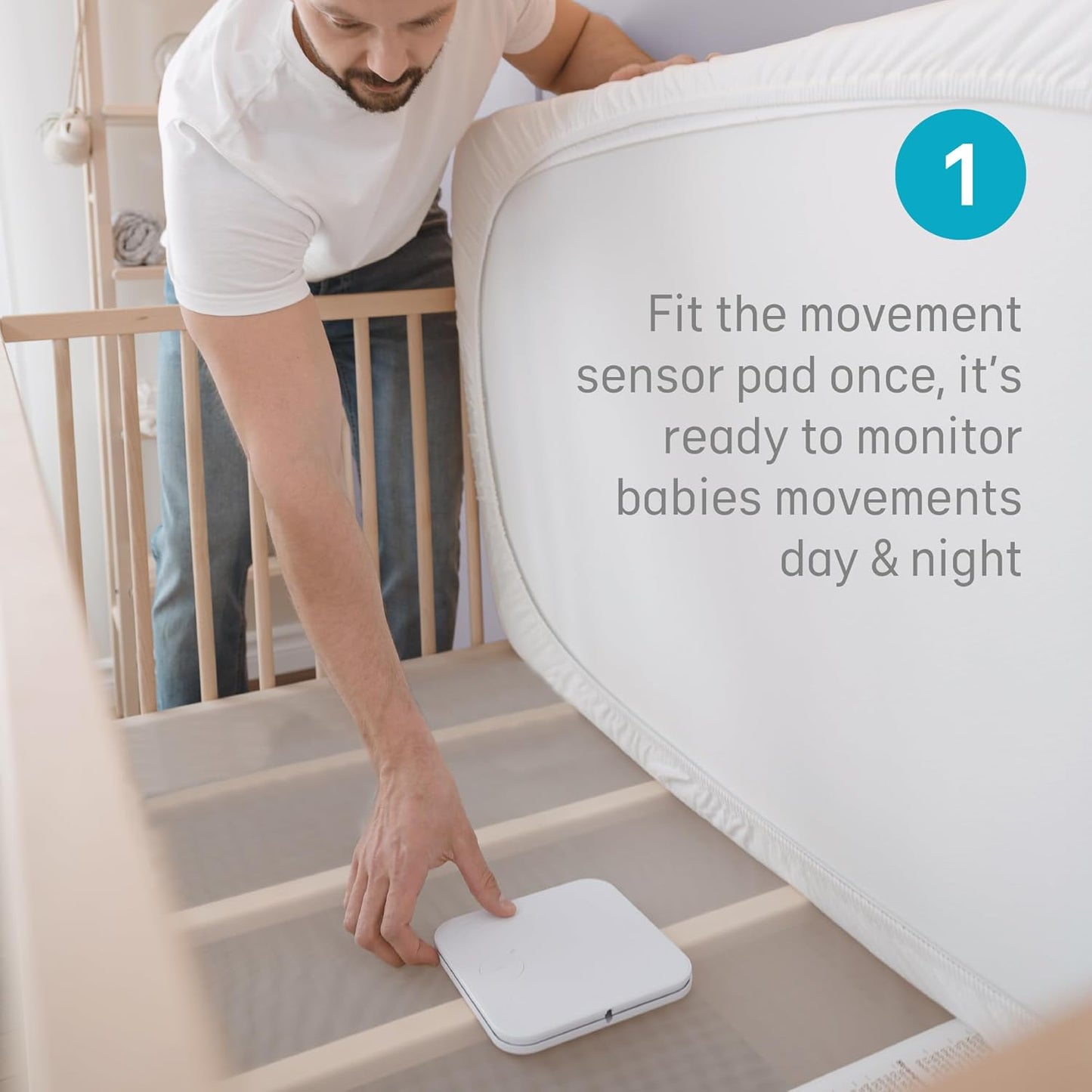 Angel care AC25-1 Movement Monitor with Video & Sound, no wifi, Medically Certifed, movement monitoring - Adenzo Comfies