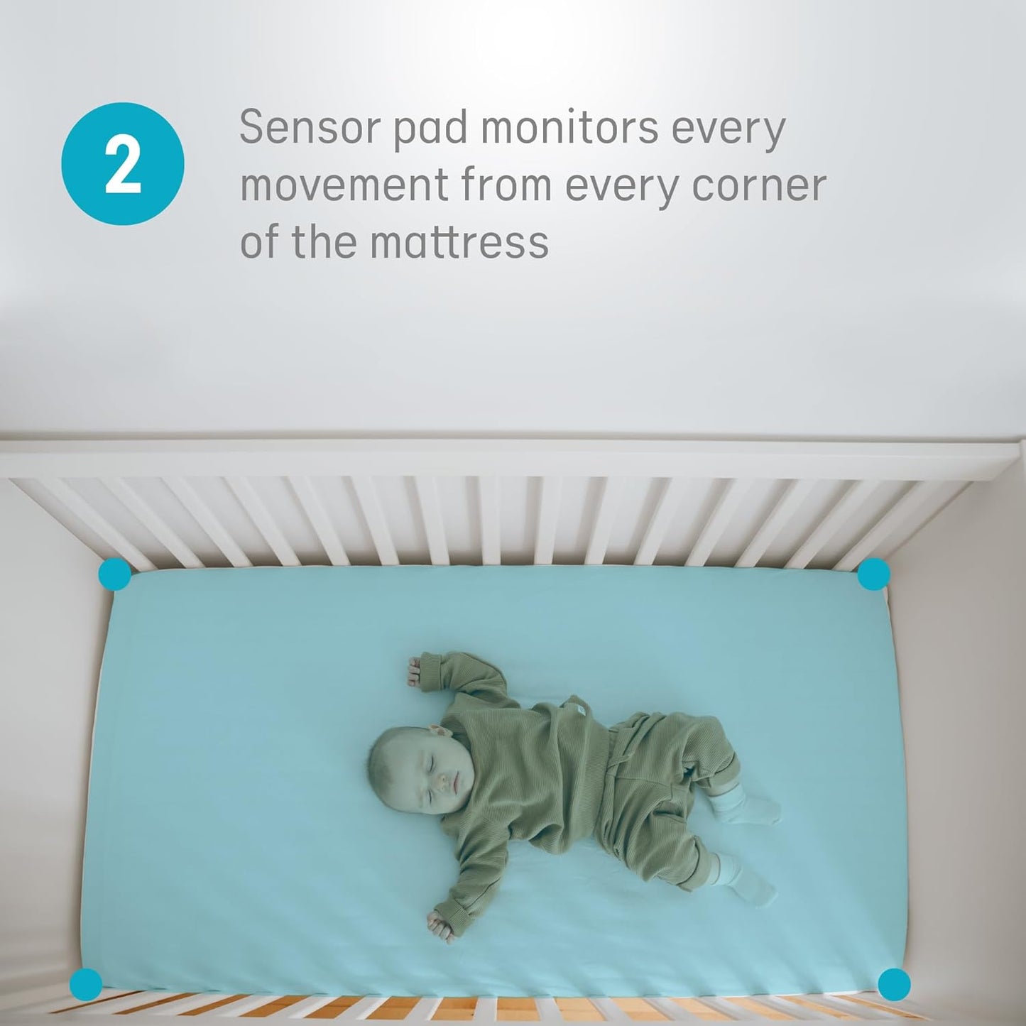 Angel care AC25-1 Movement Monitor with Video & Sound, no wifi, Medically Certifed, movement monitoring - Adenzo Comfies
