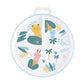 Polypropylene training plate with 3 compartments, blue - BEBE CONFORT.