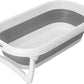 Collapsible Baby Bathtub for Infants & Toddlers 0–36 Months – Foldable Space - Saving Tub with Cushioned Support, Safety Belts & Non - Slip Base - Adenzo Comfies