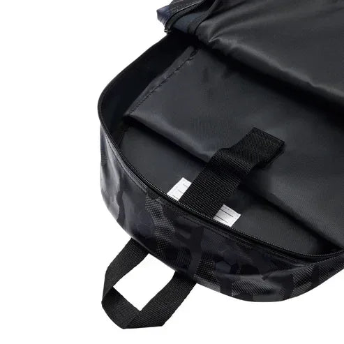 Smiggle 16 - Inch Premium Black Football Backpack for Kids – Durable School & Travel Backpack with Padded Straps and Sports Design - Adenzo Comfies