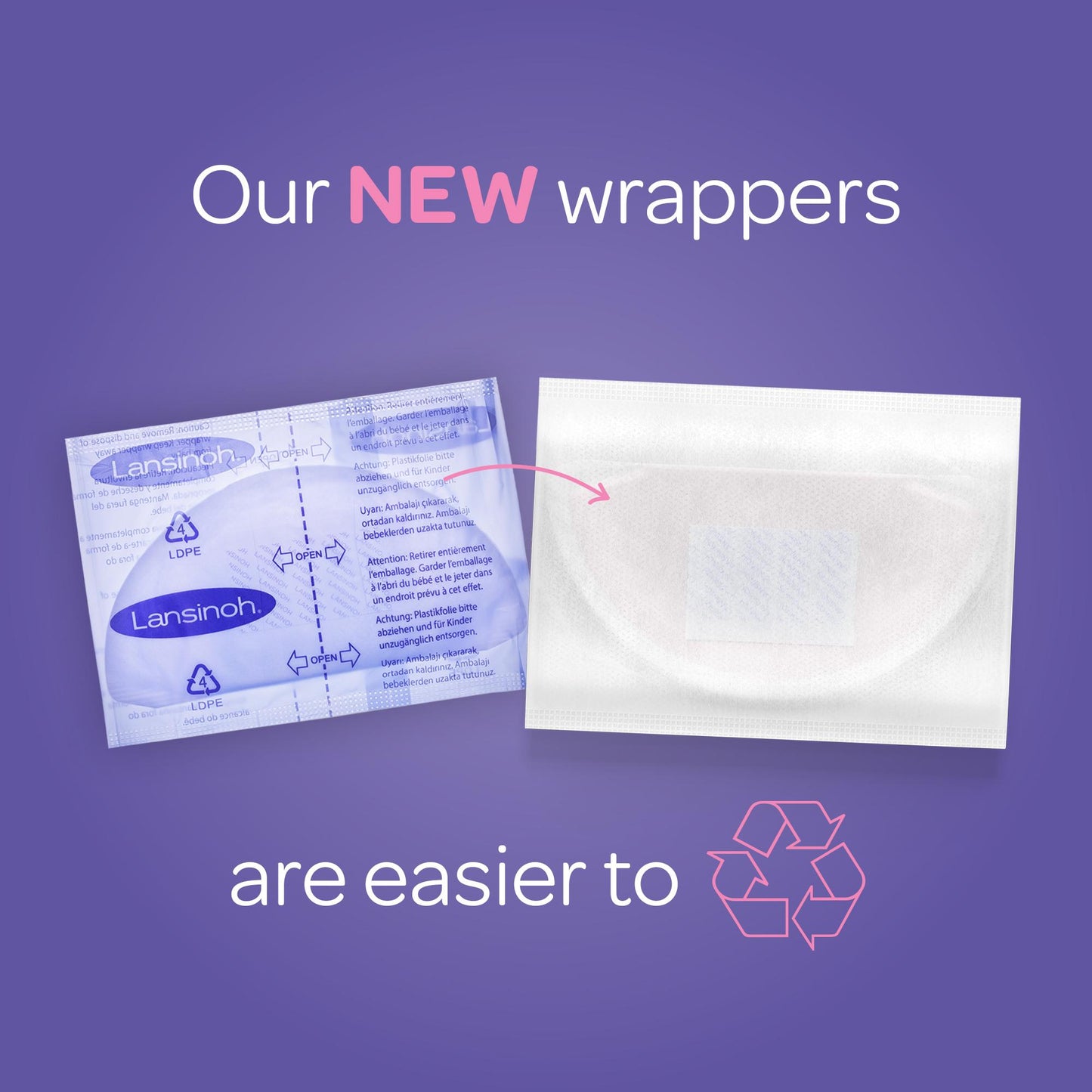 Lansinoh® Ultra Thin, Stay Dry Nursing Pads - Pack of 60. - Adenzo Comfies