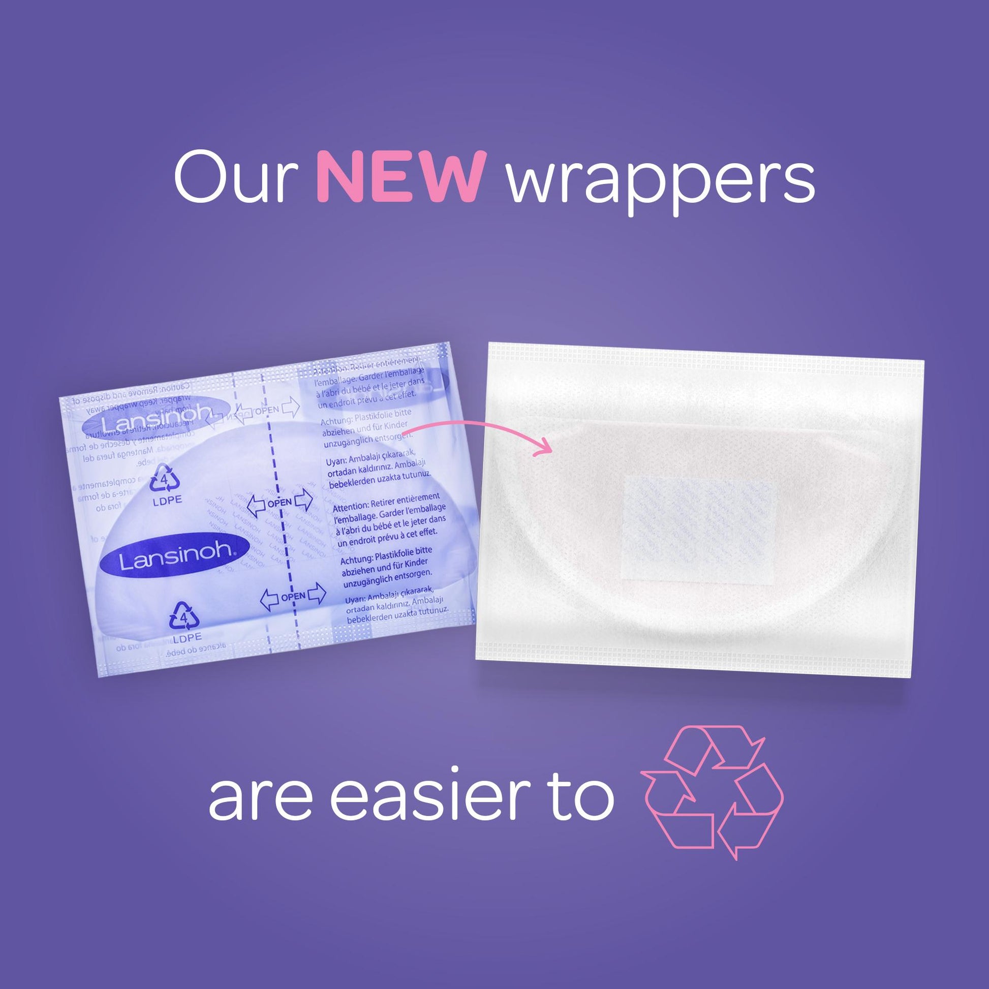 Lansinoh® Ultra Thin, Stay Dry Nursing Pads - Pack of 60. - Adenzo Comfies
