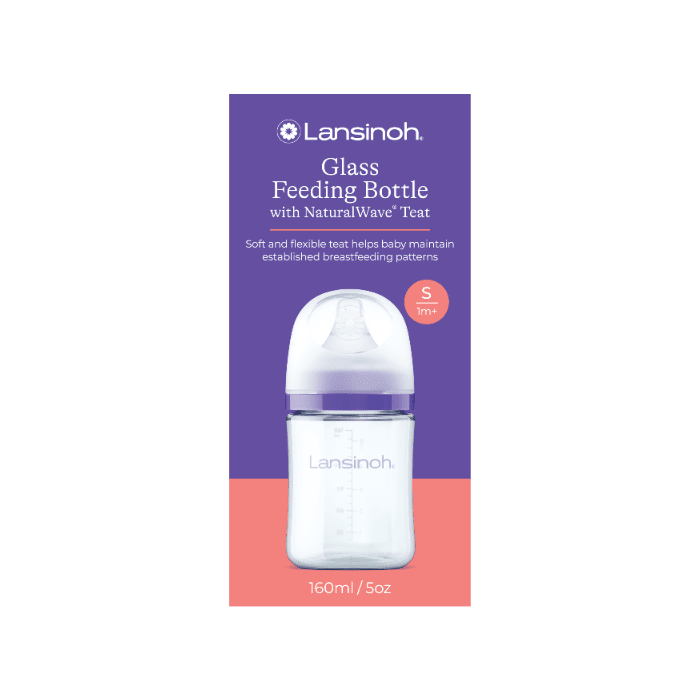Lansinoh Anti Colic Baby Bottle 160 ml - Slow Flow Teats. - Adenzo Comfies