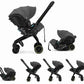 Infant Baby Carseat & Stroller 4 in 1 .