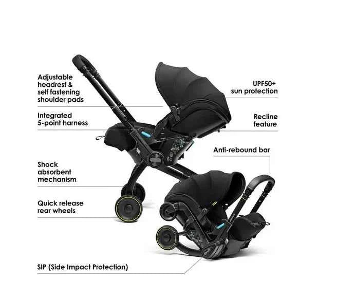 Infant Baby Carseat & Stroller 4 in 1 .
