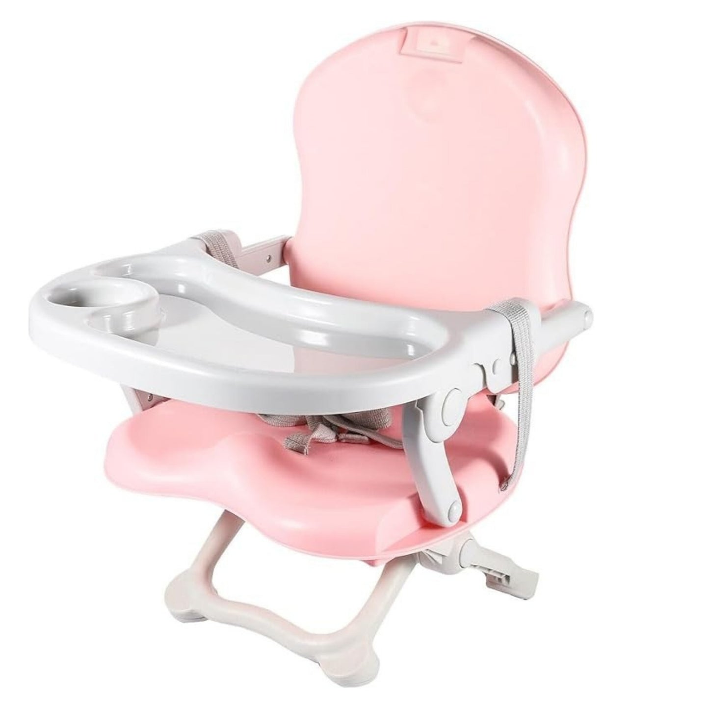 Baby Base 3 - in - 1 Booster Seat – Feeding Chair, Toddler Seat & Floor Seat with Tray, Portable & Easy Clean - Adenzo Comfies