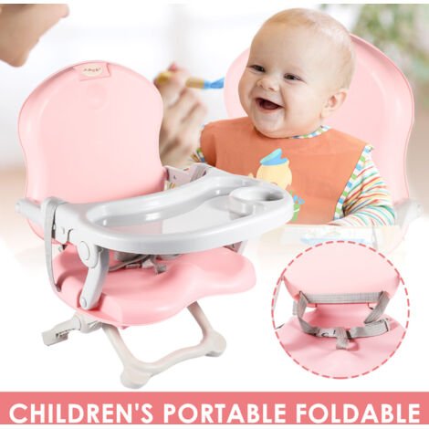 Baby Base 3 - in - 1 Booster Seat – Feeding Chair, Toddler Seat & Floor Seat with Tray, Portable & Easy Clean - Adenzo Comfies