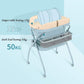 2-in-1 Foldable Baby Changing Table with Bathtub – Portable Diaper Changing Station & Massage Care Table with Storage Shelves for Newborns to Toddlers (0–2 Years) - Adenzo Comfies
