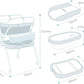2-in-1 Foldable Baby Changing Table with Bathtub – Portable Diaper Changing Station & Massage Care Table with Storage Shelves for Newborns to Toddlers (0–2 Years) - Adenzo Comfies