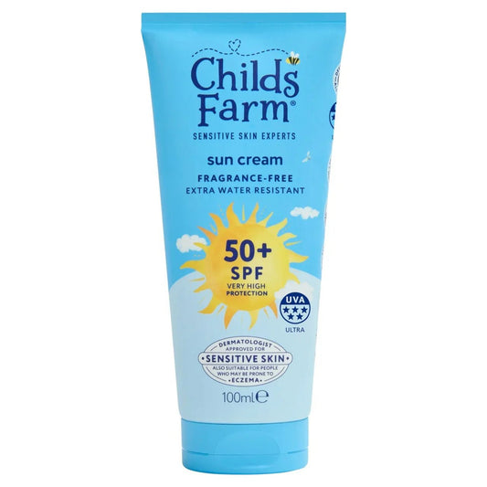 Childs Farm 50+SPF sun cream 100ml - Adenzo Comfies