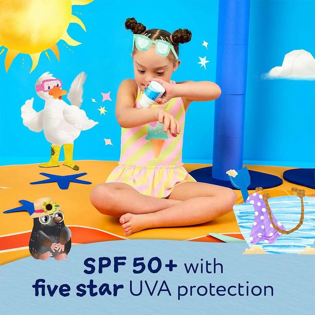 Childs Farm Kids And Baby Sun Lotion Roll-On SPF 50plus Water Resistant UVA And UVB Very High Protection Suitable Dry, Sensitive And Eczema-prone Skin 50ml, - Adenzo Comfies