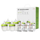 Comotomo Baby Bottle Bundle With 2x150ml Bottles, 2x250ml Bottles, and 3 Pairs of Teats-0-3m, 3m+, 6m+ (7 Piece Set) - Adenzo Comfies