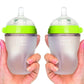 Comotomo 2 pack Baby Bottle, Green/Pink, 150ml/ 250ml, 2-Count - Adenzo Comfies