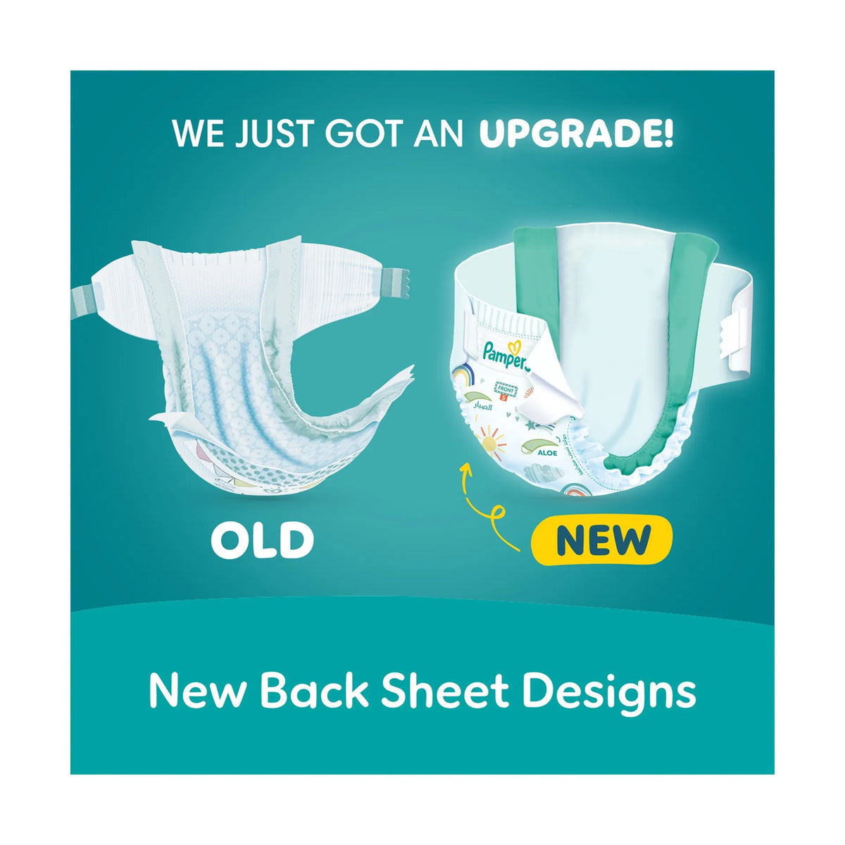 Pampers Rash Protection Taped Diapers, Size 5, 11-16kg, Jumbo Pack, 66 pcs. - Adenzo Comfies