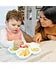 The First Years TFY Senseables Tasty Plate, Fun Mealtime Plate with Compartments, Engaging Design, 0 Month+ - Adenzo Comfies