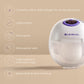 Lansinoh Wearable Electric Breast Pump - 4 Pumping Modes, 9 Suction Levels - Hands Free Portable & Quiet Pumping- LED Display