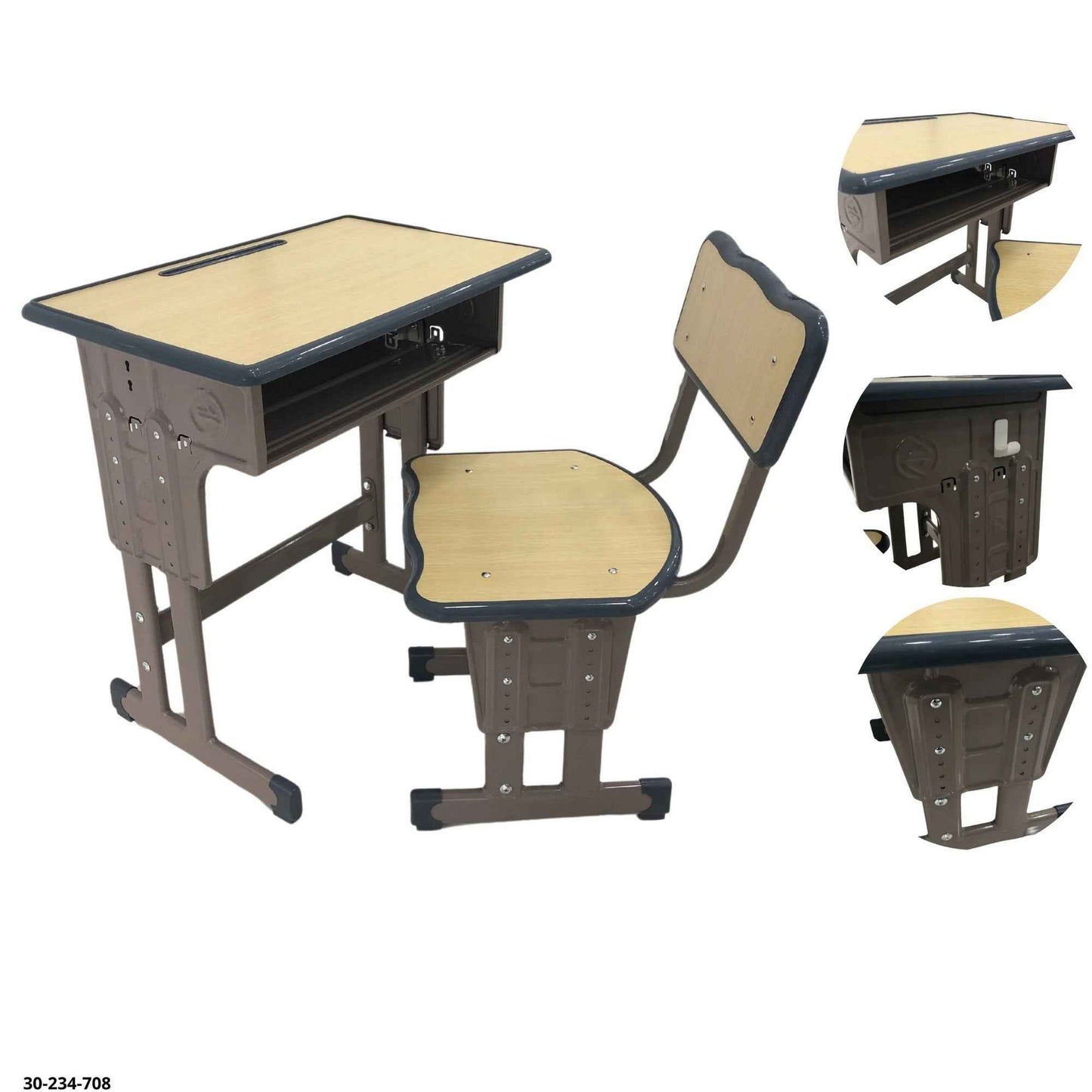 Kids Height Adjustable Study Desk and Chair Set – study table - Adenzo Comfies