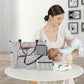 Little Story Diaper Bag – Waterproof Multi-Compartment Baby Nappy Bag with Stroller Straps, Large Capacity Maternity Travel Tote (Ivory) - Adenzo Comfies