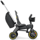 Doona Liki Trike S5 - Premium Foldable Trike for Toddlers, Kids/Baby Tricycle Stroller with Cushion Seat, UPF 50+ Sun Protection & Harness, Parental Control, Ages 10 Months to 3 Years, Midnight,Black - Adenzo Comfies