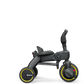 Doona Liki Trike S5 - Premium Foldable Trike for Toddlers, Kids/Baby Tricycle Stroller with Cushion Seat, UPF 50+ Sun Protection & Harness, Parental Control, Ages 10 Months to 3 Years, Midnight,Black - Adenzo Comfies