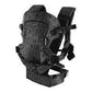 Infantino Flip 4‑in‑1 Convertible Carrier – Black Leopard | Ergonomic Baby Carrier, Face - In & Face - Out Front and Back Carry , For Newborns & Toddlers, Camo print - Adenzo Comfies