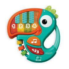 Infantino Piano & Numbers Learning Piano Toucan Teal/Multicolor Age- 6 Months & Above