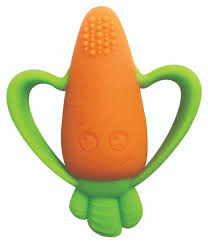 Infantino Silicone Good Bites Textured Carrot Teether – Infant